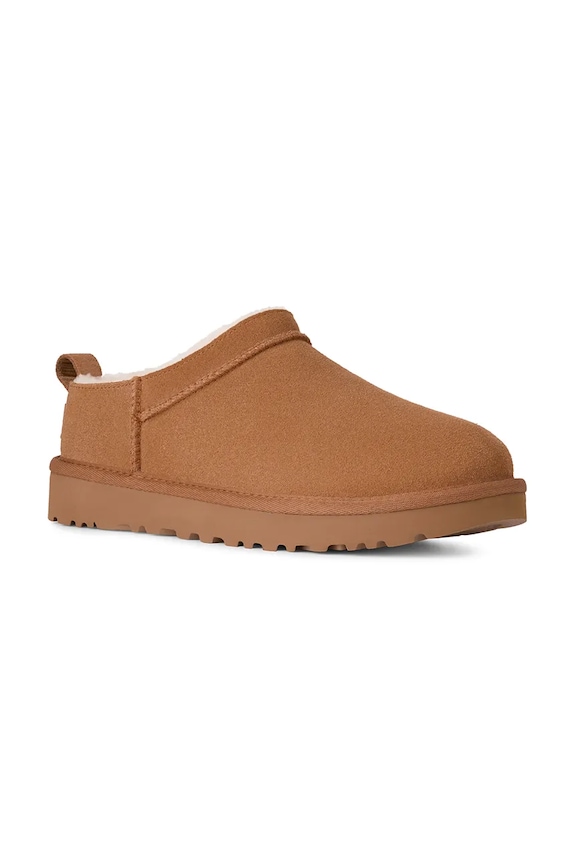 Велурени чехли UGG Classic Micro 1173891.CHE кафяв AA00