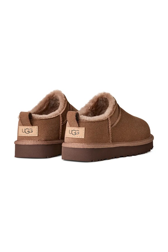 Scarpe UGG pantofole in camoscio Classic Micro 1173891.RYK marrone