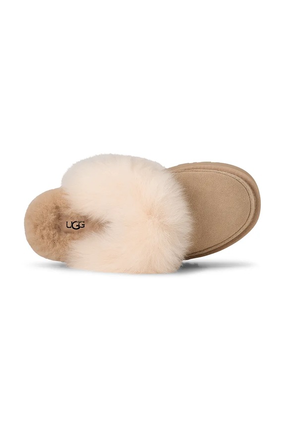 UGG kapcie zamszowe Disquette Chalet 1173930.SNDCS beżowy