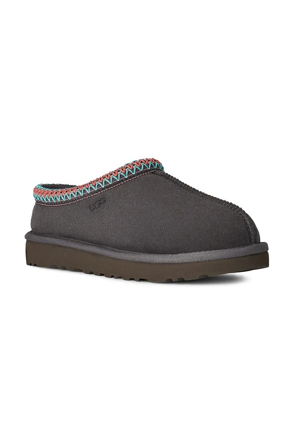 Kućne papuče od brušene kože UGG Tasman II 1174470.DGRY siva AW25