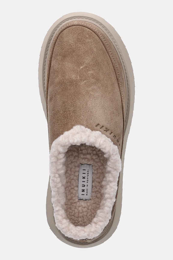 Παντόφλες σουέτ Inuikii Classic Micro μπεζ 1014.026.0021.250