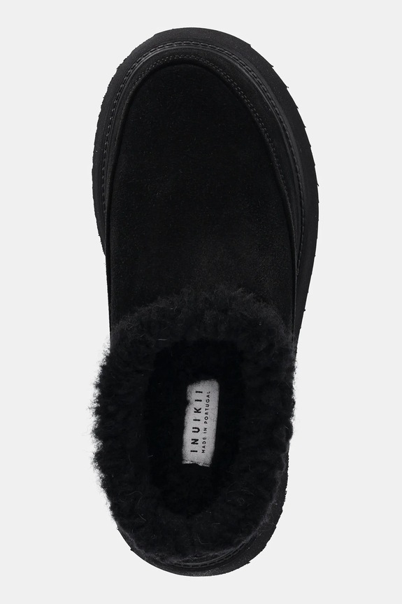 Παντόφλες σουέτ Inuikii Classic Micro μαύρο 1014.026.0021.000