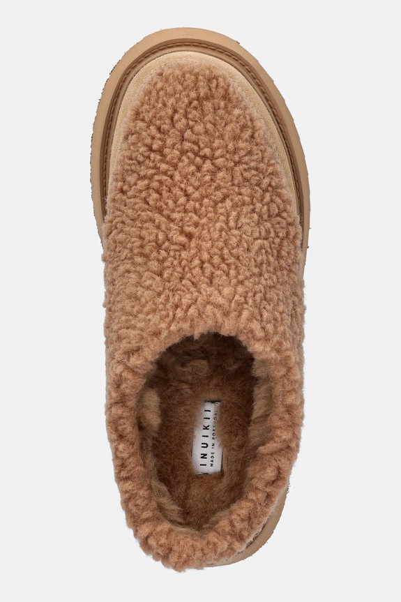 Inuikii kapcie Curly Micro beżowy 1014.026.0031.250