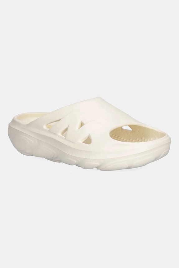 Παντόφλες New Balance RCVRY φλατ μπεζ RCVRYSC1