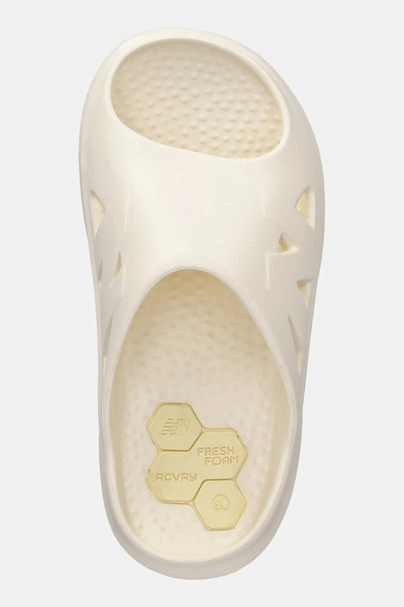 Παντόφλες New Balance RCVRY μπεζ RCVRYSC1