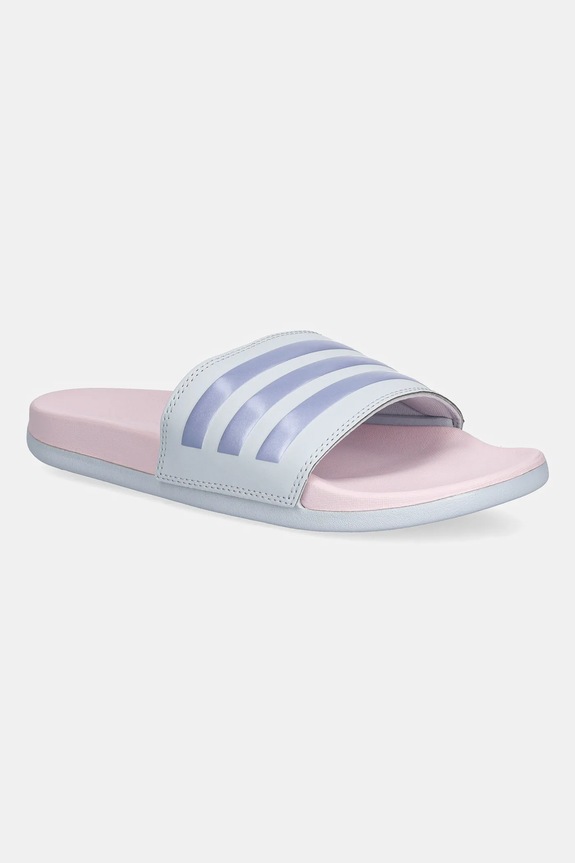 adidas klapki syntetyczny niebieski JS3617