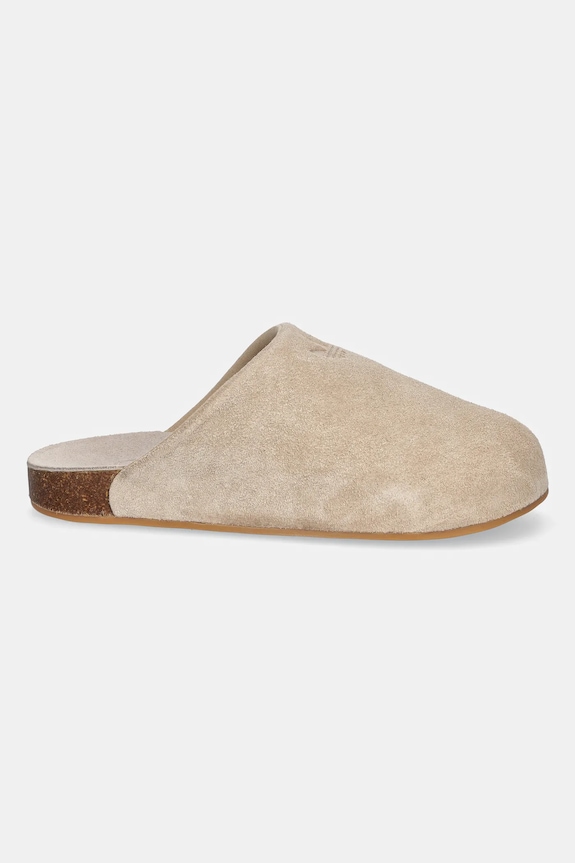 Natikače od brušene kože adidas Originals Adimule JP8730 bež AW25