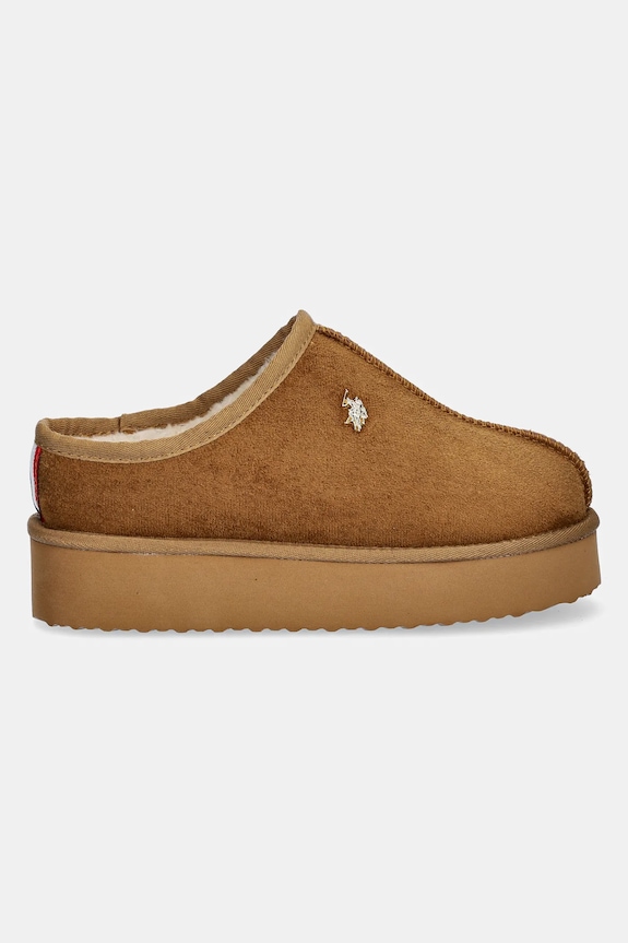 Pantofle U.S. Polo Assn. VERA001 VERA001W.EH1 hnědá AW25
