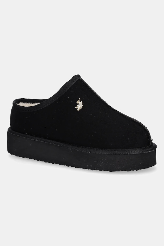 Papuče U.S. Polo Assn. VERA001 čierna VERA001W.EH1