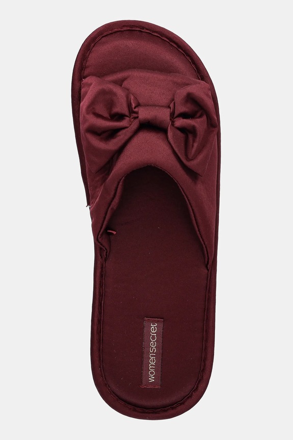 Pantofle women'secret SENSE GALLERY burgundské 4992513