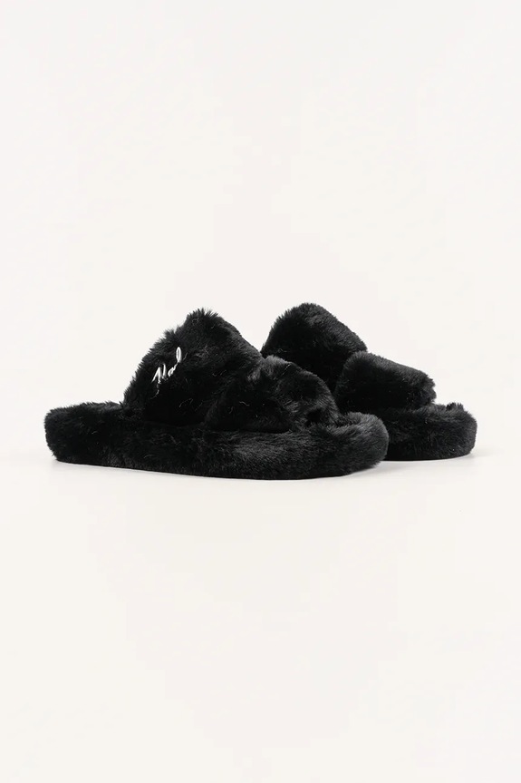 Karl Lagerfeld kapcie HYPNOS KL80674.WF0 czarny AW25