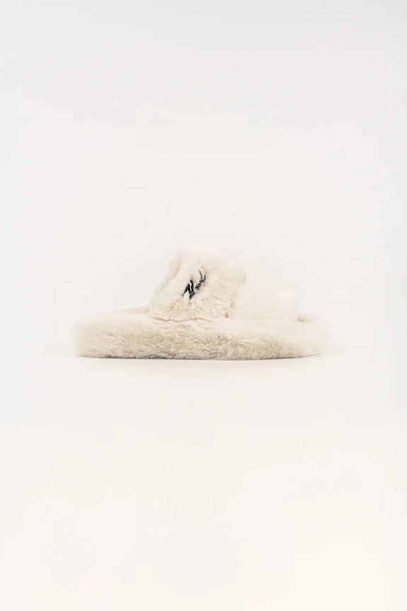 Karl Lagerfeld papuci de casă HYPNOS bej KL80674.WF1