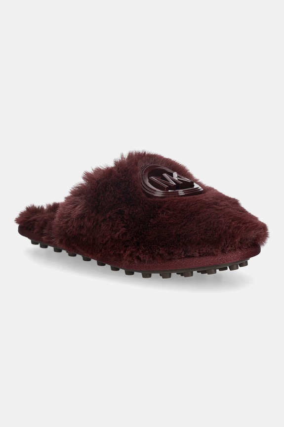 Papuče MICHAEL Michael Kors Ada burgundské 40F5ADFA1D.610