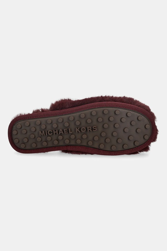 Papuče MICHAEL Michael Kors Ada 40F5ADFA1D.610 burgundské