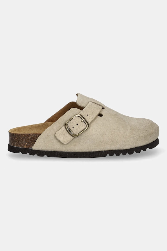 Παντόφλες σουέτ Scholl FAE F321981002 μπεζ SS26