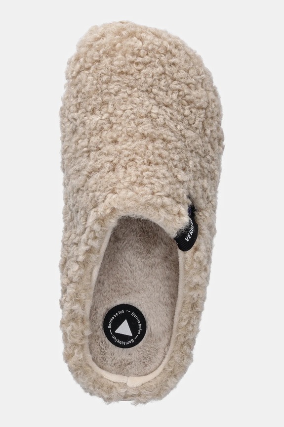 Papuče Verbenas YORK CURLY béžová 5860500660.BEIGE