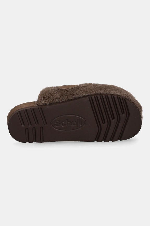 Scholl kapcie ALASKA 3.0 F316201011 brązowy