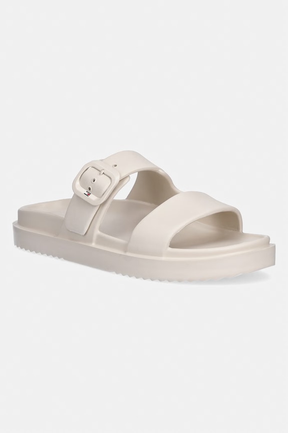 Tommy Hilfiger šľapky dámske TH LIGHT DOUBLE STRAP SANDAL béžová FW0FW08953