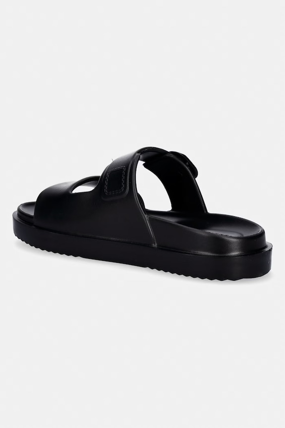 Încălțăminte Tommy Hilfiger papuci pentru femei TH LIGHT DOUBLE STRAP SANDAL FW0FW08953 negru