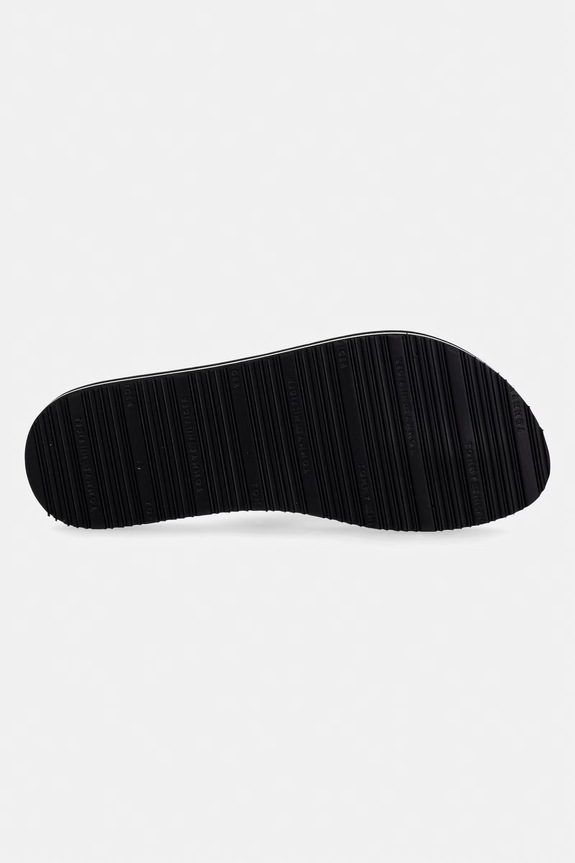 Tommy Hilfiger șlapi de damă TH WEBBING SUMMER SANDAL FW0FW09193 negru
