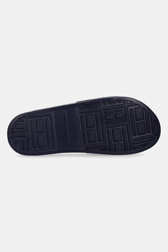 Tommy Hilfiger šľapky dámske TH BRAIDED POOL SLIDE FW0FW09203 tmavomodrá