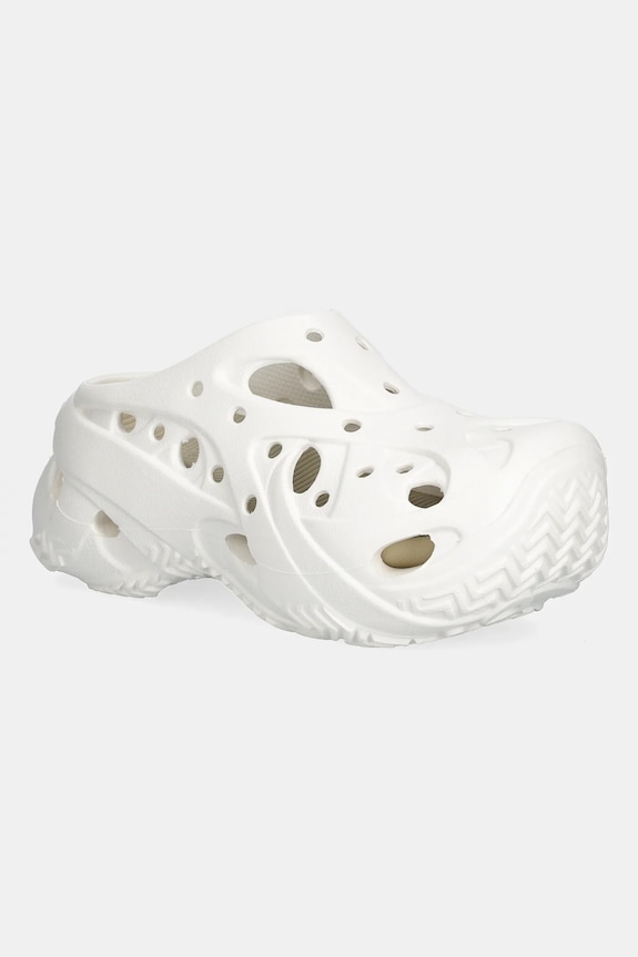 Crocs klapki Caged W Clog 5-8 cm biały 211141.0WV