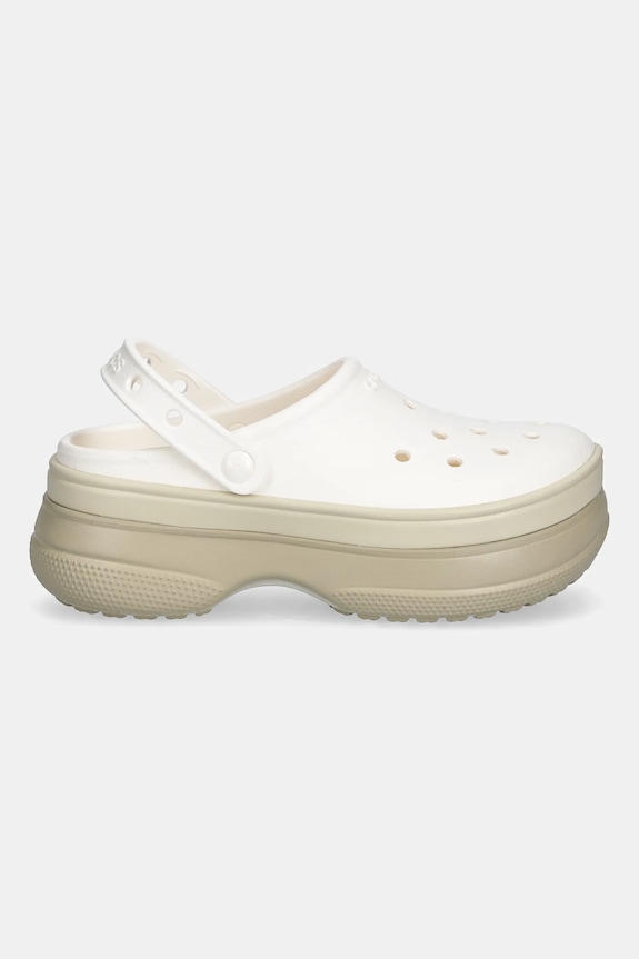 Crocs klapki Classic Stacked Clog 211355.0WV beżowy AW25