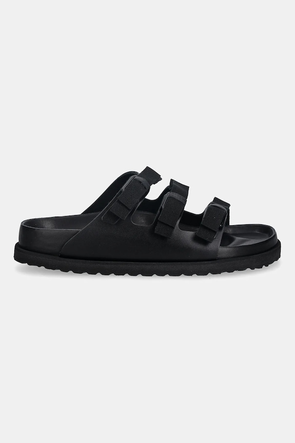 Birkenstock 1774 klapki skórzane Florida NL 1031937 czarny AW25