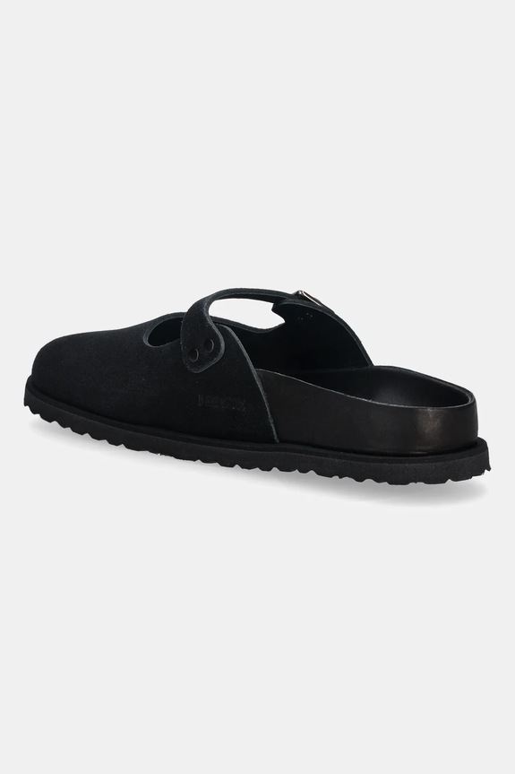 Shoes Birkenstock 1774 suede sliders Maria LEVE 1031993 black