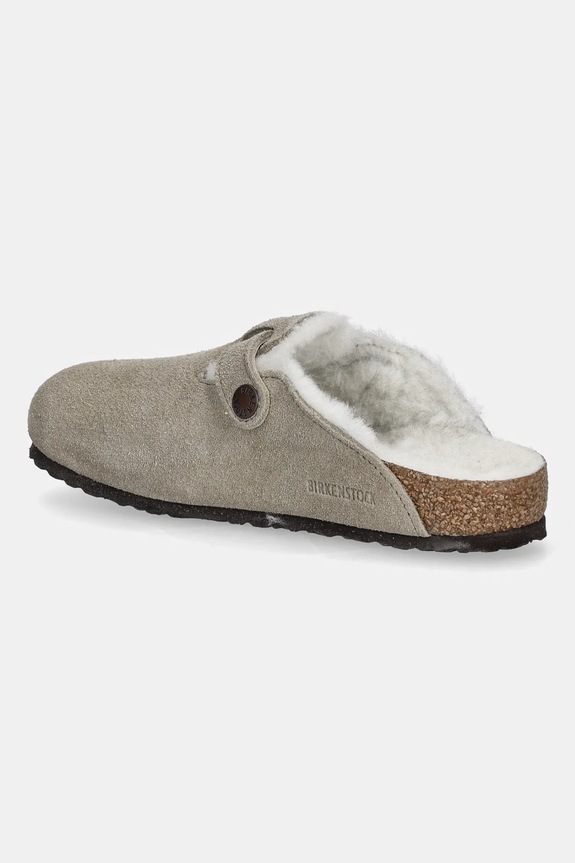 Dievča Detské semišové šľapky Birkenstock Boston 1030480.26.35 béžová