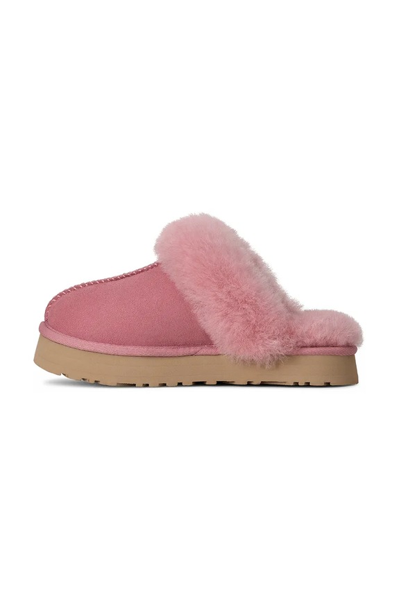 Detské semišové papuče UGG DISQUETTE ružová 1171199K