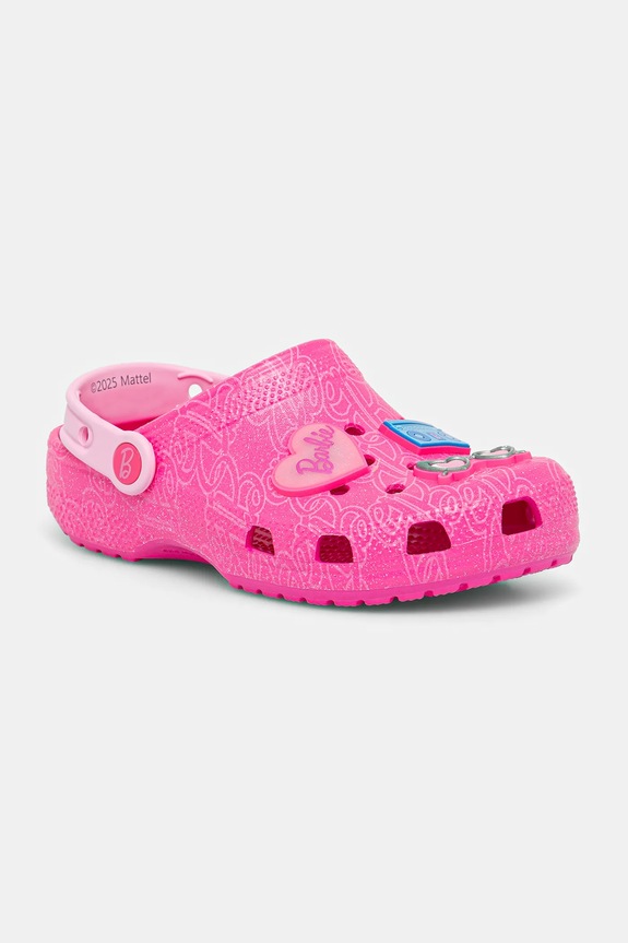 Crocs klapki dziecięce CROCS CLASSIC MATTEL PINK BARBIE CLOG Postacie z bajek różowy 211406.CROCS.CLASSIC.MA