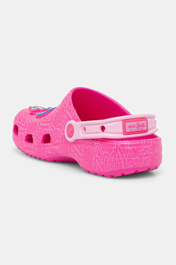 Crocs klapki dziecięce CROCS CLASSIC MATTEL PINK BARBIE CLOG różowy 211406.CROCS.CLASSIC.MA