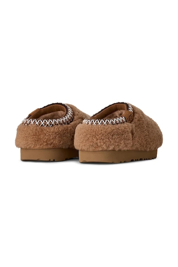 Chlapec Detské papuče UGG TASMAN MAXI CURLY 1158256T hnedá