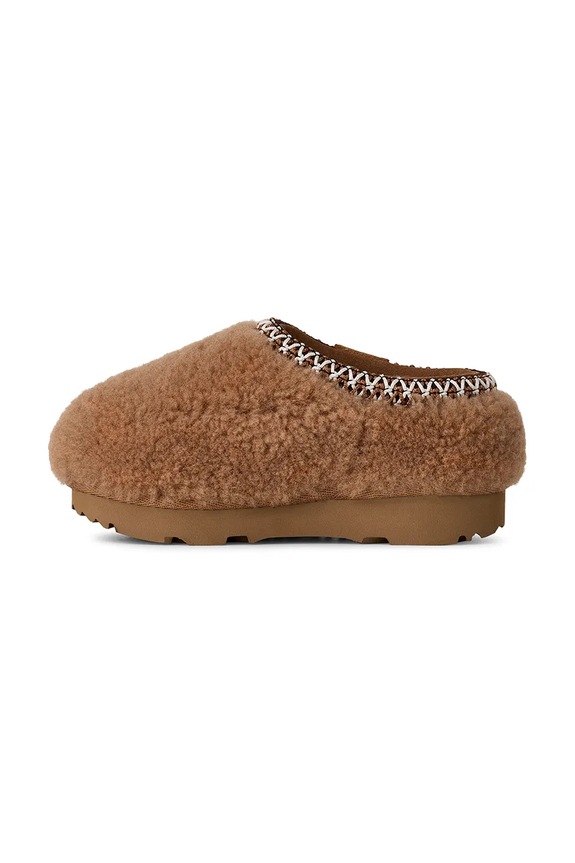 Detské papuče UGG TASMAN MAXI CURLY hnedá 1158256T