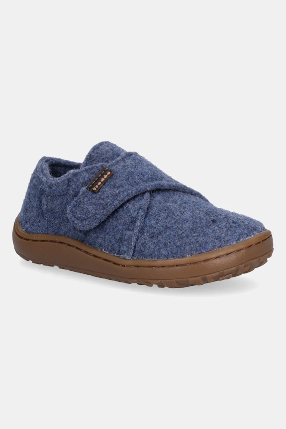 Froddo kapcie dziecięce BAREFOOT WOOLY niebieski G1700420.20.24