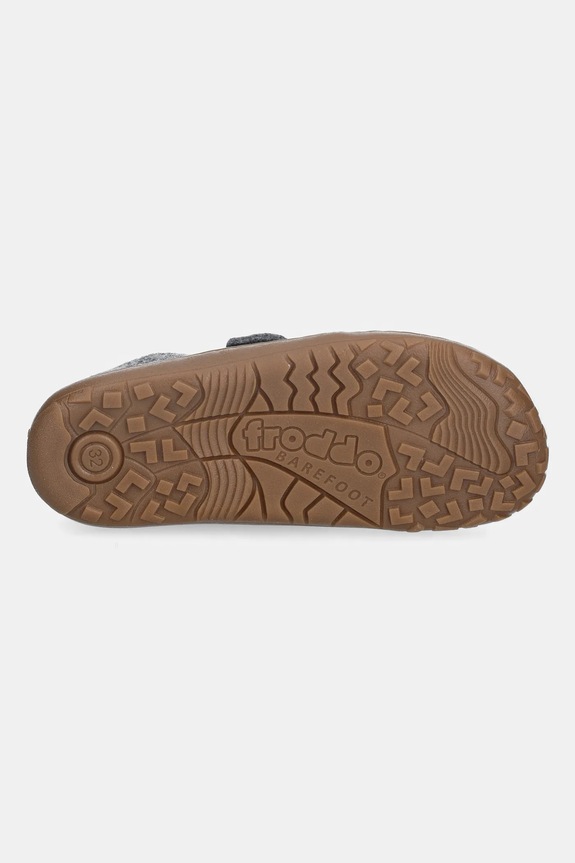 Froddo kapcie dziecięce BAREFOOT WOOLY G1700420.31.35 szary