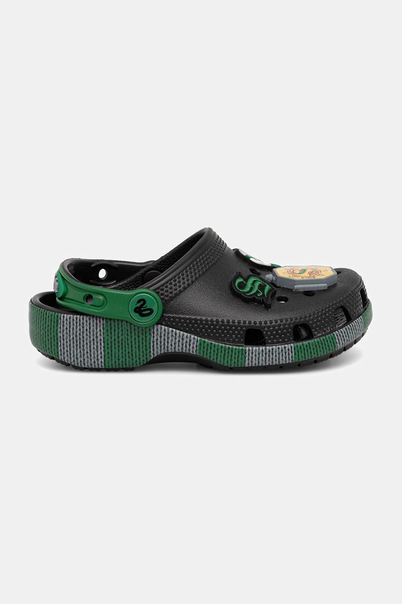 Chłopiec Crocs klapki dziecięce CROCS CLASSIC SLYTHERIN CLOG 210542.CROCS.CLASSIC.SL czarny