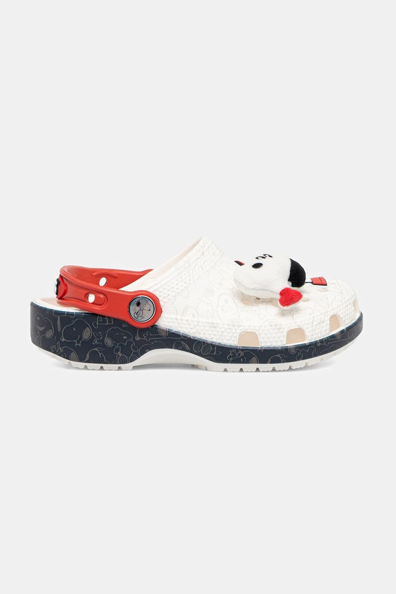 Chłopiec Crocs klapki dziecięce CROCS CLASSIC PEANUTS CLOG 211125.CROCS.CLASSIC.PE biały