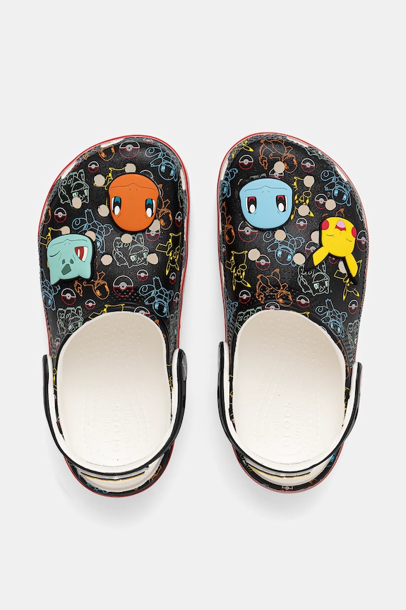 Crocs klapki dziecięce CROCS CLASSIC POKEMON PRINT CLOG 211344.CROCS.CLASSIC.PO czarny SS26