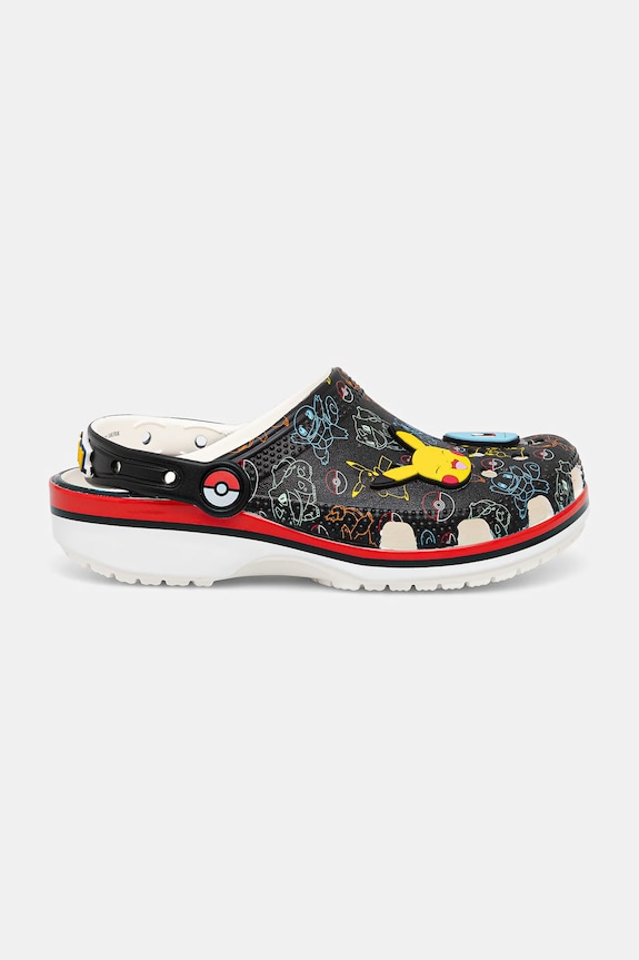 Chłopiec Crocs klapki dziecięce CROCS CLASSIC POKEMON PRINT CLOG 211344.CROCS.CLASSIC.PO czarny