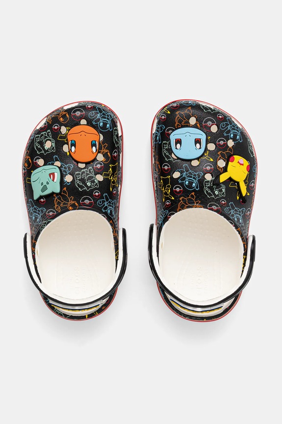 Crocs klapki dziecięce CROCS CLASSIC POKEMON PRINT CLOG 211345.CROCS.CLASSIC.PO czarny AW25