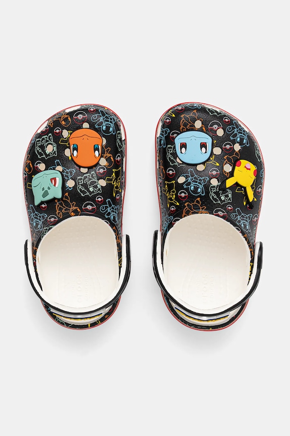 Crocs klapki dziecięce CROCS CLASSIC POKEMON PRINT CLOG 211345.CROCS.CLASSIC.PO czarny AW25