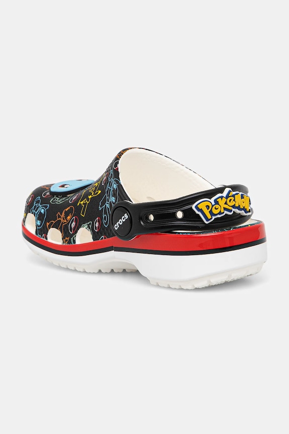 Crocs klapki dziecięce CROCS CLASSIC POKEMON PRINT CLOG czarny 211345.CROCS.CLASSIC.PO