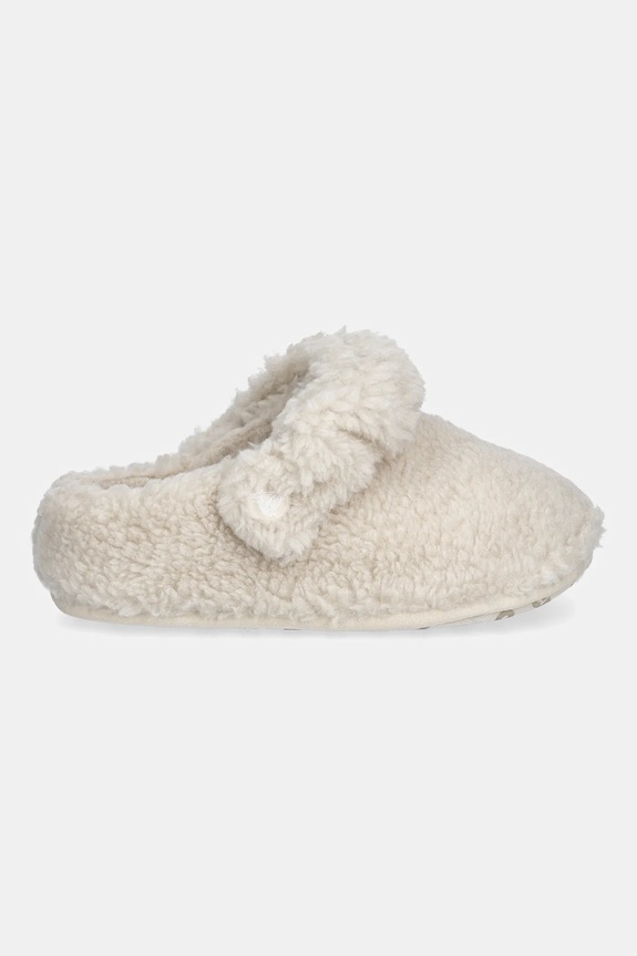 Crocs kapcie dziecięce CROCS CLASSIC COZZY SLIPPER 210857.CROCS.CLASSIC.CO beżowy AW25