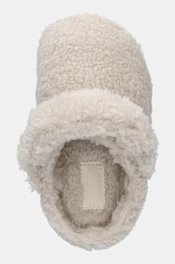 Crocs kapcie dziecięce CROCS CLASSIC COZZY SLIPPER beżowy 210857.CROCS.CLASSIC.CO