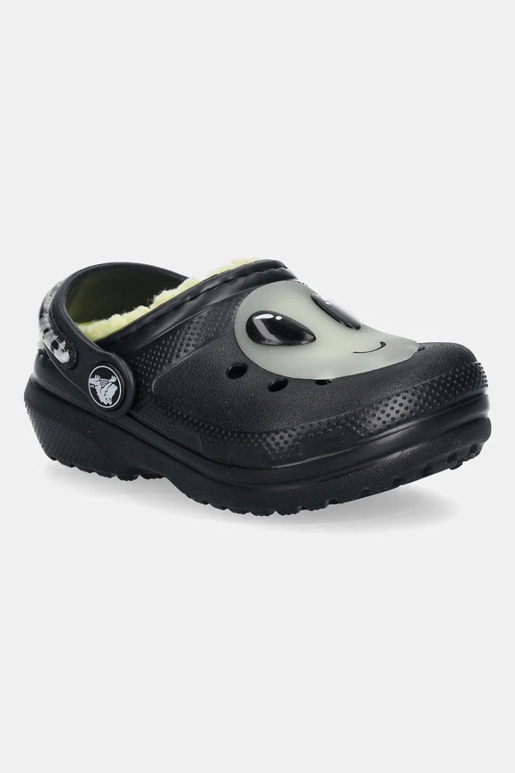 Crocs ciabattine per bambini CROCS CLASSIC LINED ALIEN CLOG nero 211637.CROCS.CLASSIC.LI