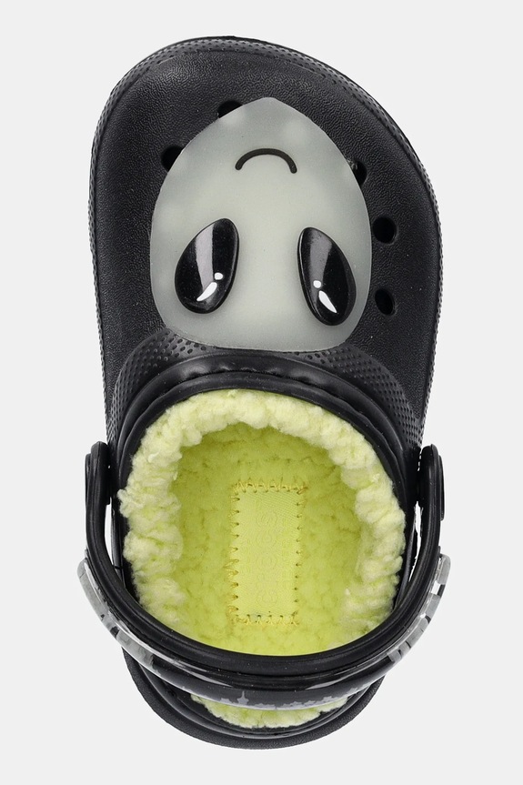 Crocs ciabattine per bambini CROCS CLASSIC LINED ALIEN CLOG nero 211637.CROCS.CLASSIC.LI