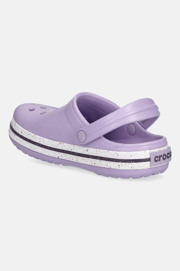 Chłopiec Crocs klapki dziecięce CROCS CROCBAND SPECKLED BAND CLOG 211645.CROCS.CROCBAND.S fioletowy