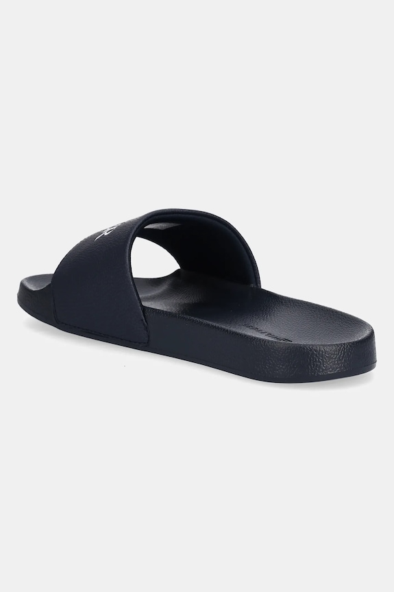 Obuwie Tommy Hilfiger klapki TH PRINT TUMBLE POOL SLIDE FM0FM05505 granatowy